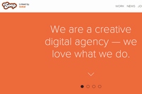 電通は、オーストラリアのデジタル・クリエーティブエージェンシー、ソープ・クリエイティブ社の株式51%を取得した。写真は、ソープ社のWebサイト。