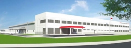 日立オートモティブシステムズインドネシア新工場の完成予想図（日立オートモティブシステムズの発表資料より）