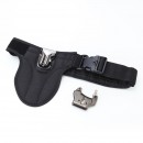 腰に取り付けることでカメラ本体が邪魔にならず、素早くカメラを構えることができるベルト一体型のカメラホルダー『カメラホルスター200-BELT008』 腰に取り付けることでカメラ本体が邪魔にならず、素早くカメラを構えることができるベルト一体型のカメラホルダー『カメラホルスター200-BELT008』