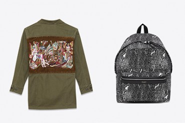 サンローランから米アーティストとコラボした“サイケロック”な新作 - Tシャツやバックパック