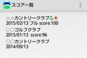 ゴルフ好きさん必見のアプリ！ - Android アプリ 「ゴルフスコア管理Photo」