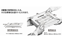 ヤマト運輸の新サービス「宅急便コンパクト」では2種類の専用BOXに入る小さな荷物を送ることができる（写真：同社発表資料より）