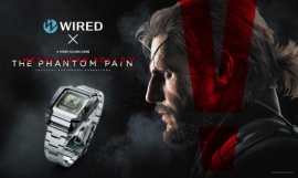 セイコーウオッチが9月に発売する「METAL GEAR SOLID V: THE PHANTOM PAIN」とのコラボレーションウオッチ「デジボーグ」（セイコーネクステージの発表資料より）