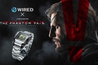 セイコーウオッチが9月に発売する「METAL GEAR SOLID V: THE PHANTOM PAIN」とのコラボレーションウオッチ「デジボーグ」（セイコーネクステージの発表資料より）