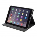 iPad Air 2を縦置き・横置きスタンドとして使用ができるスタイリッシュなスタンドケース『iPad Air 2 ケース（スタンド機能・縦向き・横向き設置・ブラック） 200-TABC001』
