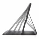 iPad Air 2を縦置き・横置きスタンドとして使用ができるスタイリッシュなスタンドケース『iPad Air 2 ケース（スタンド機能・縦向き・横向き設置・ブラック） 200-TABC001』