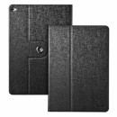 iPad Air 2を縦置き・横置きスタンドとして使用ができるスタイリッシュなスタンドケース『iPad Air 2 ケース（スタンド機能・縦向き・横向き設置・ブラック） 200-TABC001』