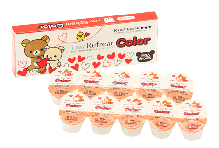 フロムアイズは、「リラックマ」が瞳の中にデザインされたカラーコンタクトレンズ『ワンデーリフレアカラー（リラックマ）』で数量限定のキャンペーンを開始した。