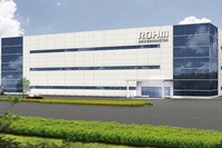 ロームのマレーシア製造子会社RWEMで建設する新棟の完成予想図（ロームの発表資料より）