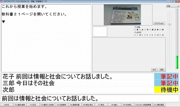 システム利用イメージ（支援者画面）（NECソリューションイノベータの発表資料より）