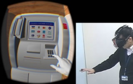 新型ATMのデジタルモックアップによる検証イメージ(NECソリューションイノベータの発表資料より) 新型ATMのデジタルモックアップによる検証イメージ(NECソリューションイノベータの発表資料より)