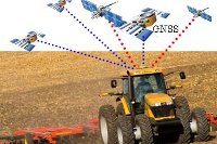 Digi-Star社の技術とトプコンの衛星測位システム（GNSS）を融合させる（トプコン発表資料から）