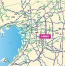 物流施設の位置（日本生命保険の発表資料より）