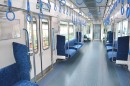 5700系車両の車内(阪神電気鉄道の発表資料より) 5700系車両の車内(阪神電気鉄道の発表資料より)