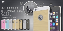 Appleのロゴ部分が光るiPhone 6/iPhone 6 Plus用「ALU ロゴイルミネーションケース」