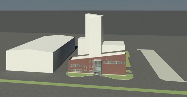 秋田市で計画されている木質バイオマス発電所（くにうみアセットマネジメントの発表資料より）