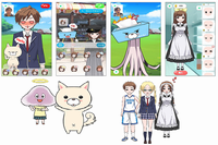 アバター例（写真：ヤフー発表資料より）