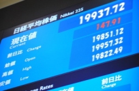 日経平均の終値は１万９９３７円７２銭（１４７円９１銭高）、ＴＯＰＩＸは１５９４．１９ポイント（５．７２ポイント高）、出来高概算（東証１部）は１９億８７８４万株。