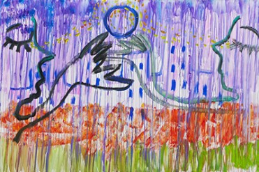 大宮エリーの個展「painting dreams」が東京・渋谷ヒカリエで開催