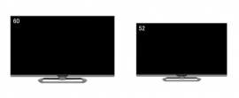 4K液晶テレビ（左）「LC-60US30」（右）「LC-52US30」（シャープの発表資料より）