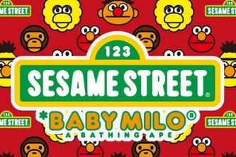 「A BATHING APE®(ア ベイシング エイプ®)」X「SESAME STREET®(セサミ ストリート)」コラボコレクション発売