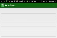 Evernote書き込み専用アプリ - Android アプリ 「WriteNote - 日記やメモを書く」