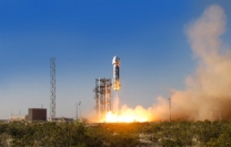 ブルー・オリジン社、新型ロケット「ニュー・シェパード」の試験飛行を初めて実施（Image credit: Blue Origin）