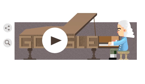 5月4日のGoogleロゴは、ピアノの発明者とされるバルトロメオ・クリストフォリ・ディ・フランチェスコの生誕360年記念Doodleとなっている。