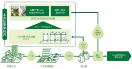 東芝などが参画する実証事業のイメージ（東芝の発表資料より）