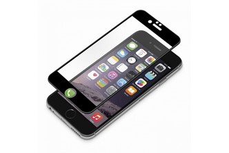 『iPhone 6 / 6 Plus用液晶全面保護ガラス ソフトフレーム』（株式会社PGA発表資料より）