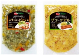 ピックルスコーポレーション<2925>(JQS)は、「お肉料理とよくあう!レリッシュピクルス/ザワークラウト」を6月1日から順次発売する。 ピックルスコーポレーション<2925>(JQS)は、「お肉料理とよくあう!レリッシュピクルス/ザワークラウト」を6月1日から順次発売する。