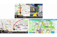Android端末向けの無料カーナビアプリ「ナビロー」の表示画面イメージ（写真:DeNA発表資料より）