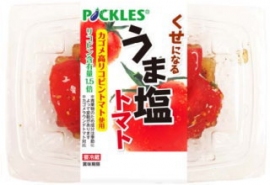 ピックルスコーポレーション＜２９２５＞（ＪＱＳ）は、本日（６月１日）より「くせになるうま塩トマト」を発売する。