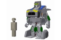 全長約3.5mの変形ロボット「J-deite RIDE」完成イメージ図（アスラテックの発表資料より）