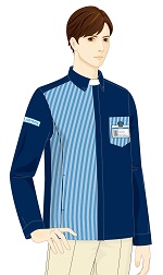 新しい秋冬用男性ユニフォーム（図：ローソン発表資料より）