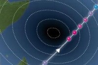 日食時のSMILESの観測の様子（宇宙航空研究開発機構の発表資料より）