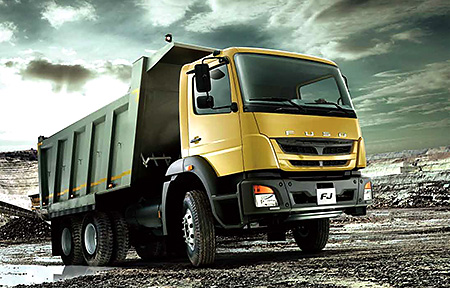 大型トラック「FJ」（写真：三菱ふそうトラック・バス発表資料より）
