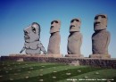 この夏、大分県立美術館で開催される「進撃の巨人展 WALL OITA」に先駆け、巨人が九州各地を襲う衝撃グラフィックが公開された。