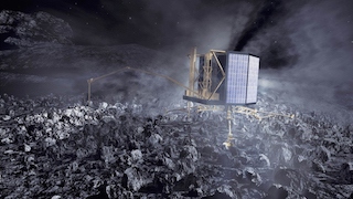 彗星着陸機「フィラエ」、6月24日以来の通信に成功　科学データも受信（Image credit: DLR）