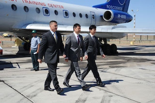 油井宇宙飛行士ら、バイコヌール宇宙基地に到着　打ち上げに向け最後の準備開始（Image credit: Roskosmos）