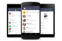 「LINE Lite」の画面イメージ（写真:LINE発表資料より）