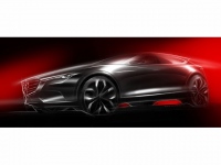マツダがフランクフルト・モーターショーでワールドプレミアする予定の「マツダ越KOERU」のスケッチ