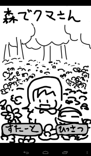 超個性的なアクションゲームが登場！ - Android アプリ 「森でクマさんテラヤバス　少女を熊の猛攻から守りきれ！」