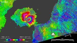 JAXAの「だいち2号」、噴火警戒が続く桜島を緊急観測(Image Credit: JAXA) JAXAの「だいち2号」、噴火警戒が続く桜島を緊急観測(Image Credit: JAXA)