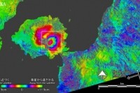 JAXAの「だいち2号」、噴火警戒が続く桜島を緊急観測（Image Credit: JAXA）