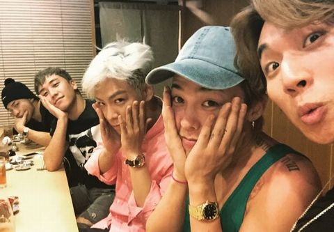 エイベックスの「a-nation」に参加したBIGBANGが、メンバー揃って打ち上げをする様子を公開した。