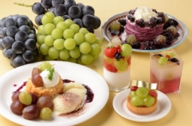 様々なぶどうのスイーツ（自由ヶ丘スイーツフォレスト発表資料より）