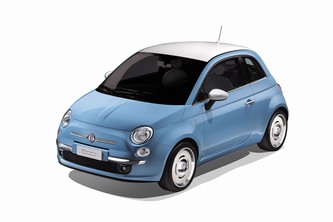 「Fiat 500」の限定車「Fiat 500 Vintage」 （FCAジャパンの資料より）