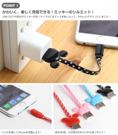 ミッキーデザインが可愛い（Hamee発表資料より）