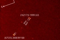 天文衛星「あかり」、「はやぶさ2」が目指す小惑星を撮影していた=JAXAが公開（Image Credit: JAXA）
